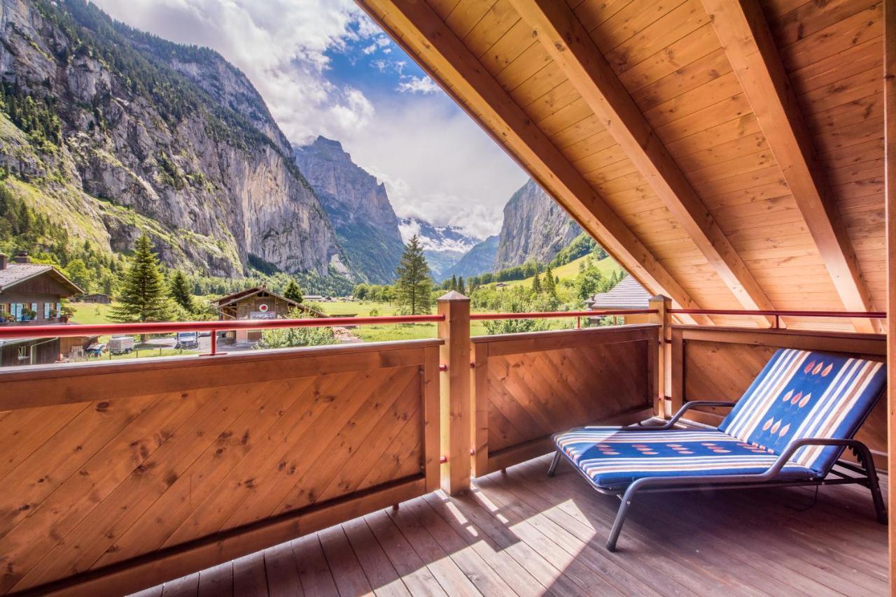Apartment Lauberhorn, Luxury With Best Views Lauterbrunnen Bagian luar foto